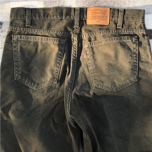 Levi’s 540 tm Relaxed Fit Green Jeans W35 L32 - Picture 7 of 8